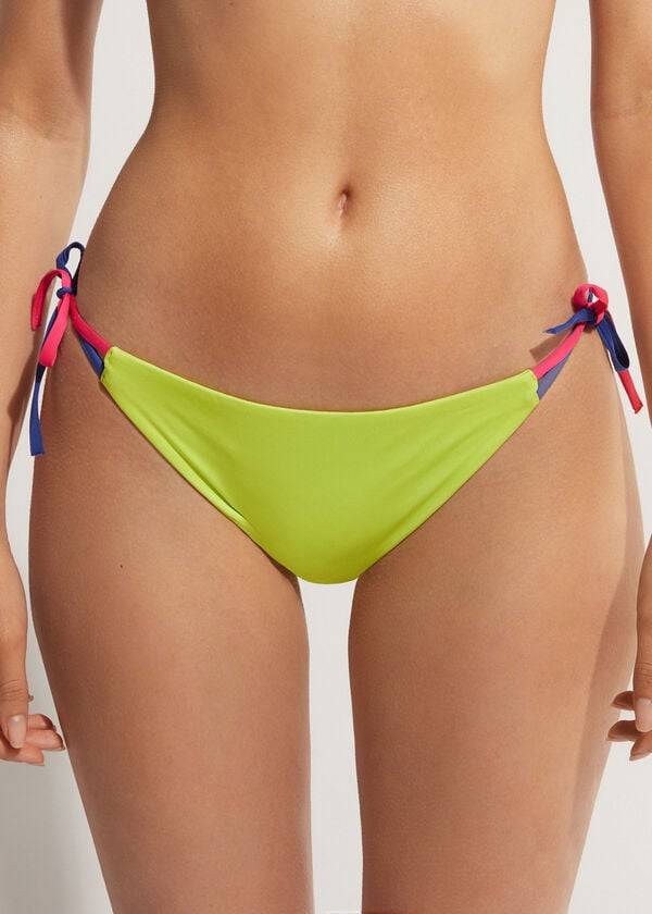 slip bikini da donna calzedonia string tokyo verde