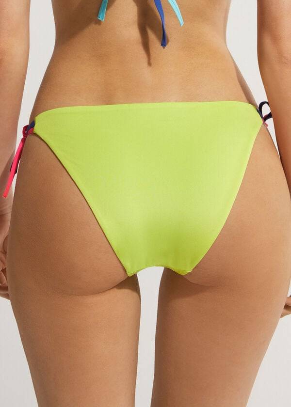 slip bikini da donna calzedonia string tokyo verde