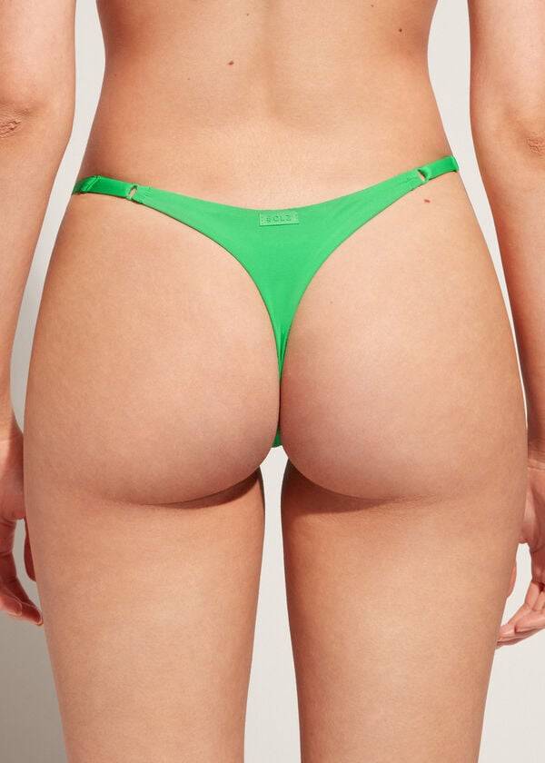 calzedonia thong indonesia eco bikini bottom da donna verde
