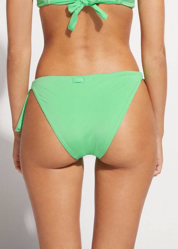 slip bikini da donna eco calzedonia tied indonesia color menta