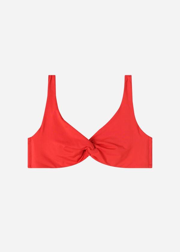 top bikini rosso da donna calzedonia a balconcino indonesia eco