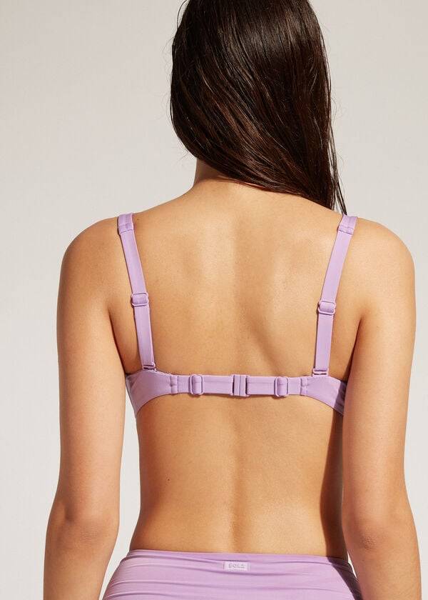 calzedonia balconcino indonesia eco reggiseno bikini da donna viola