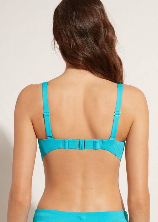 top bikini da donna calzedonia balconcino indonesia eco cobey turchese