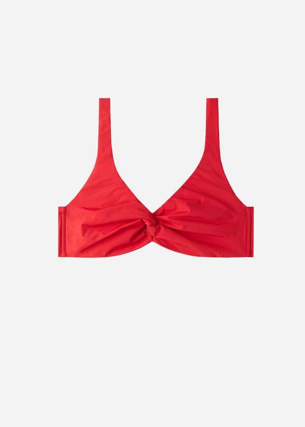 top bikini calzedonia balconcino indonesia eco cobey da donna rosso