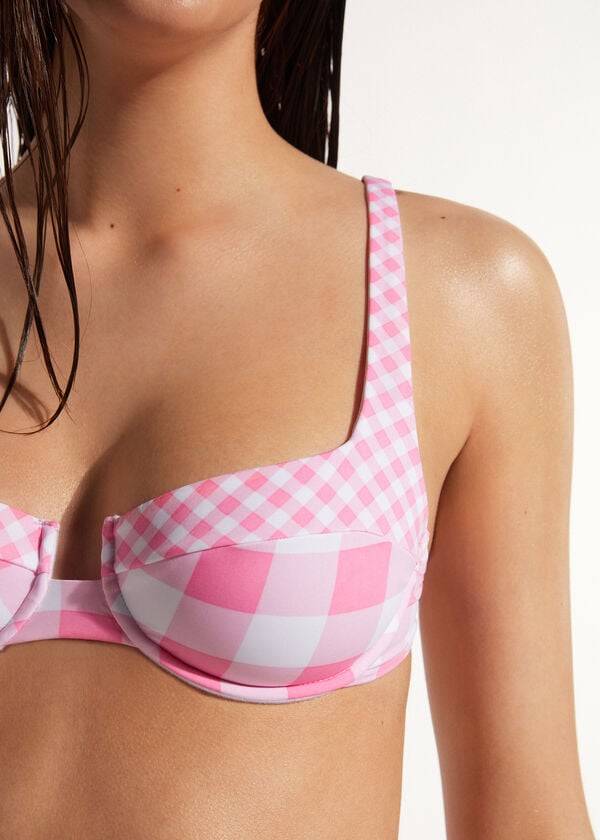 top bikini da donna rosa calzedonia balconcino lione