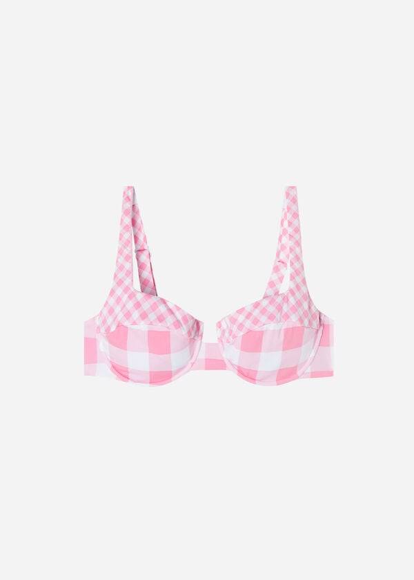 top bikini da donna rosa calzedonia balconcino lione