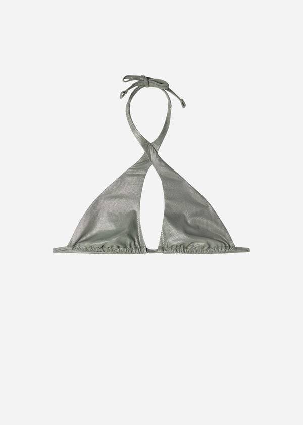 top bikini da donna verde calzedonia bandeau antigua