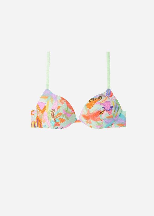 calzedonia reggiseno bikini donna push-up imbottito graduato tahiti verde