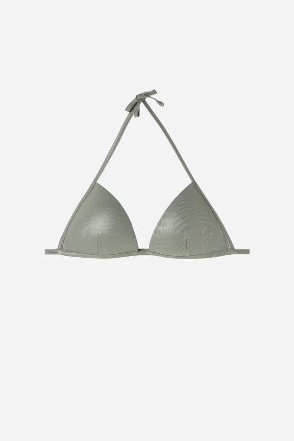 reggiseno bikini antigua con triangolo imbottito graduato calzedonia da donna verde