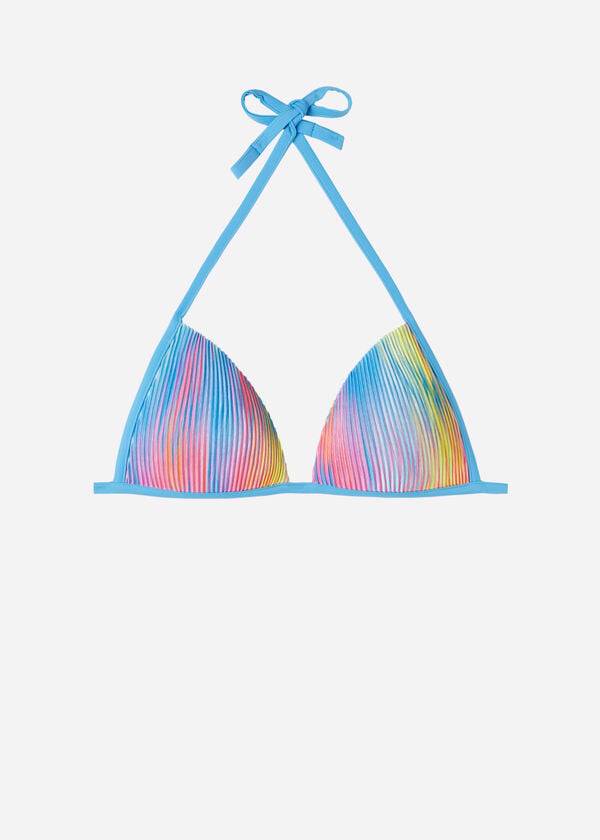 reggiseno bikini a triangolo imbottito graduato maiorca da donna calzedonia multicolore