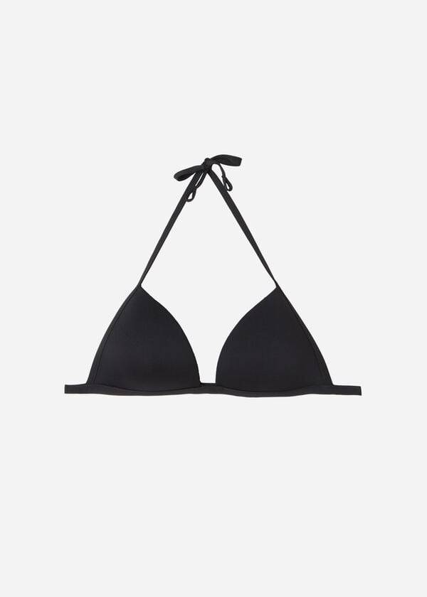 reggiseno bikini a triangolo imbottito morbido e graduato da donna calzedonia indonesia nero