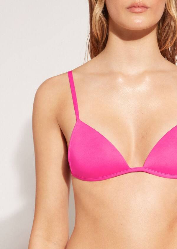bikini da donna rosa calzedonia con triangolo imbottito morbido graduato indonesia