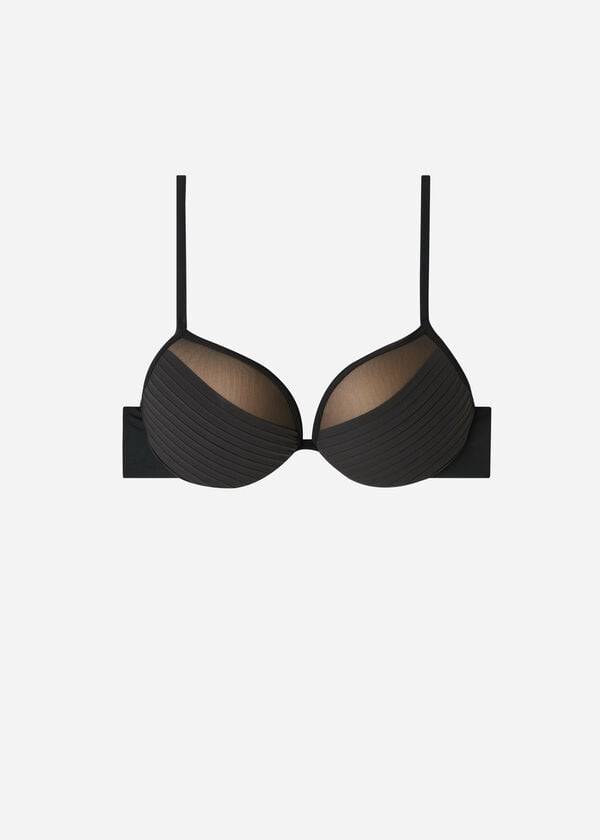 reggiseno bikini tokyo leggermente imbottito da donna calzedonia nero