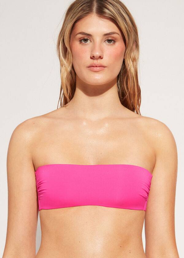 fascia imbottita calzedonia indonesia eco rosa reggiseno bikini da donna rosa
