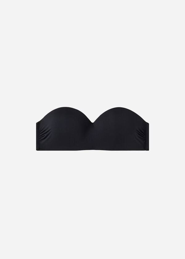 reggiseno bikini imbottito eco indonesia di calzedonia da donna nero