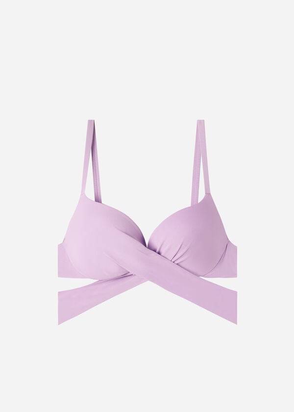 reggiseno bikini imbottito push-up indonesia eco da donna calzedonia viola