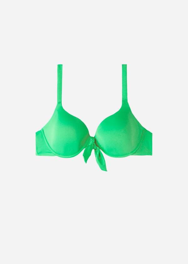 calzedonia padded push-up indonesia - reggiseno bikini da donna verde