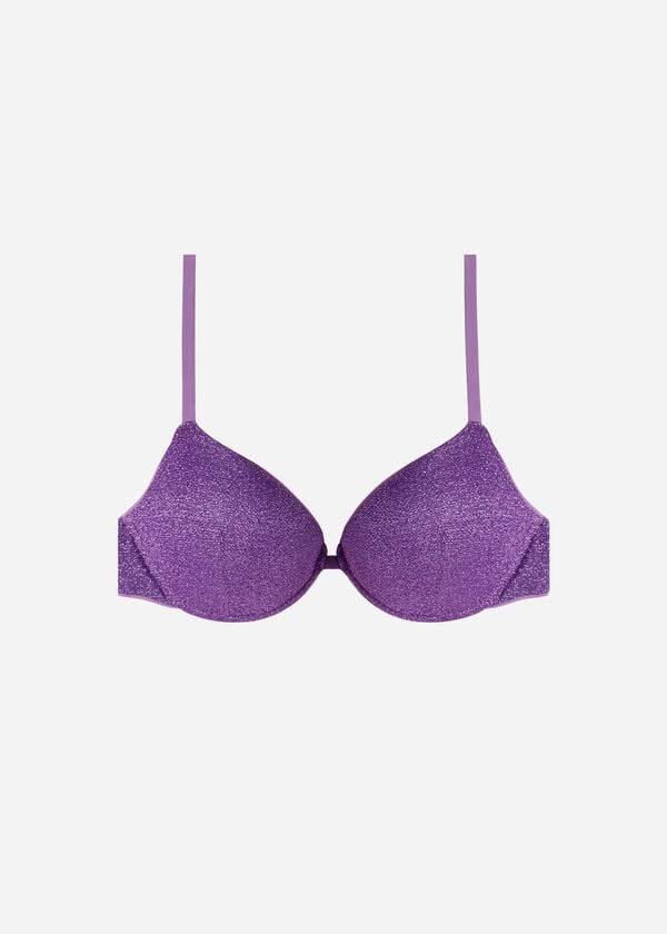 calzedonia padded push-up las vegas bikini top da donna viola