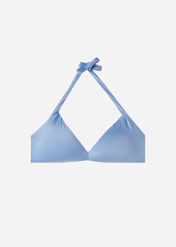calzedonia padded triangle indonesia eco bikini tops donna blu