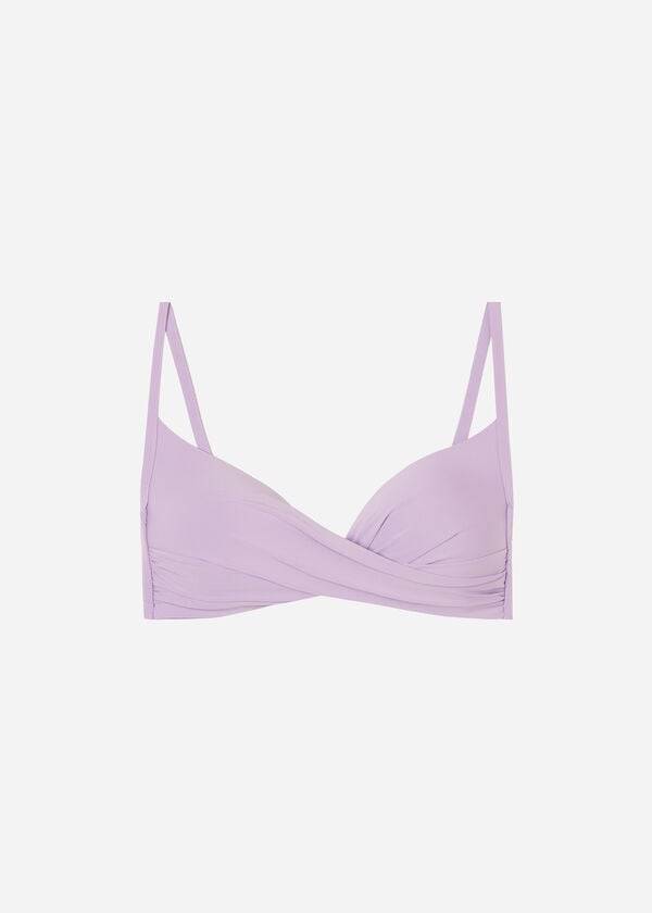 calzedonia triangolo imbottito indonesia eco reggiseno bikini da donna viola
