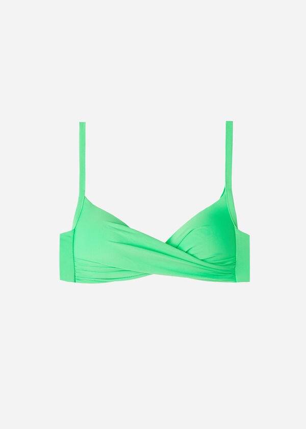 menta calzedonia triangolo imbottito indonesia eco cobey top bikini da donna