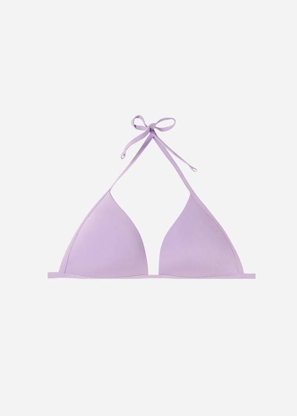 reggiseno bikini a triangolo imbottito da donna calzedonia indonesia eco rise viola