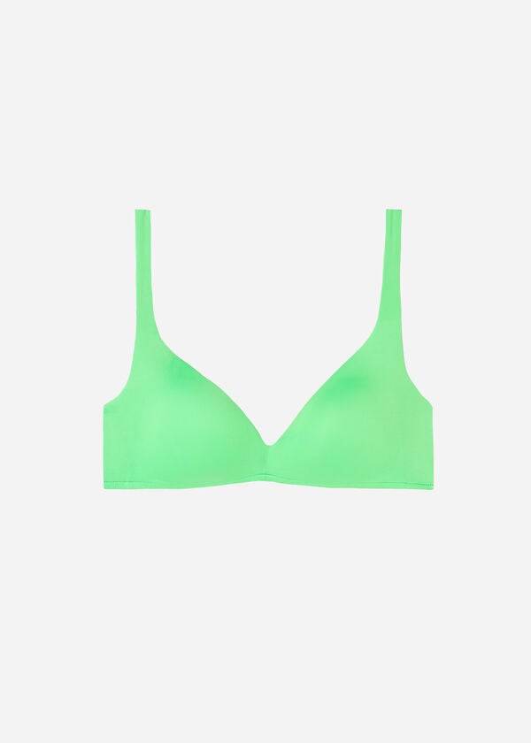 calzedonia triangolo imbottito indonesia eco rosa top bikini da donna menta