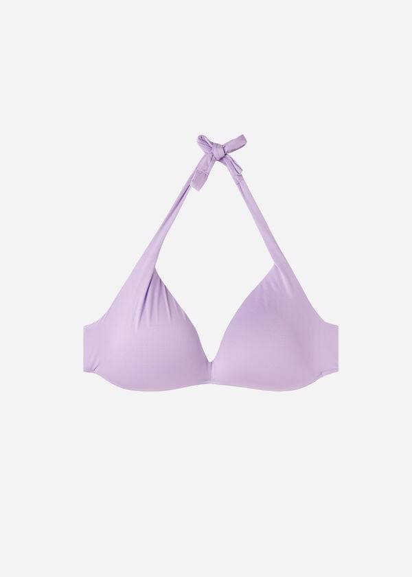 calzedonia triangolo imbottito indonesia eco strass top bikini donna viola