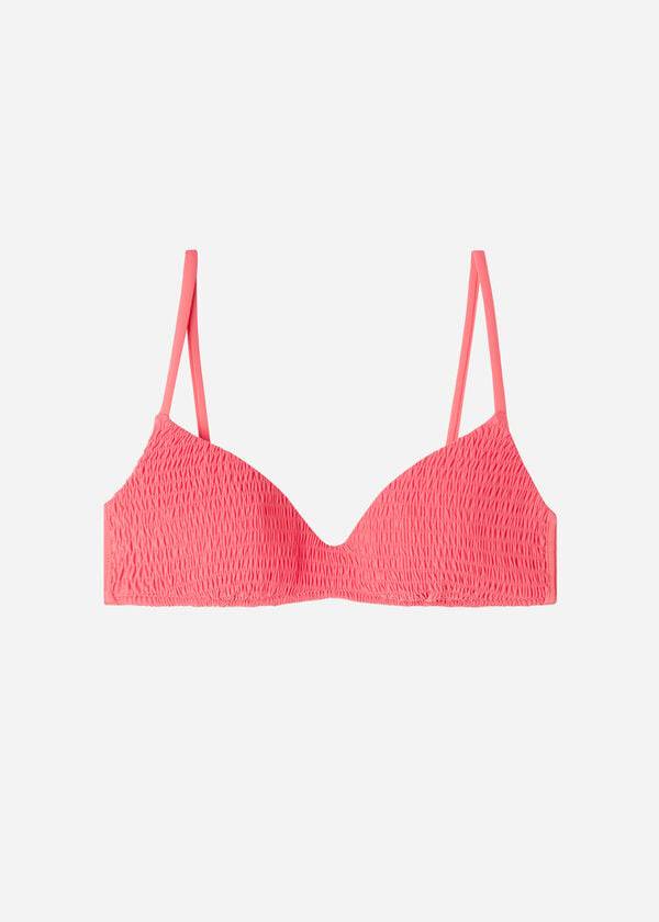 reggiseno bikini a triangolo imbottito lanzarote da donna calzedonia rosa