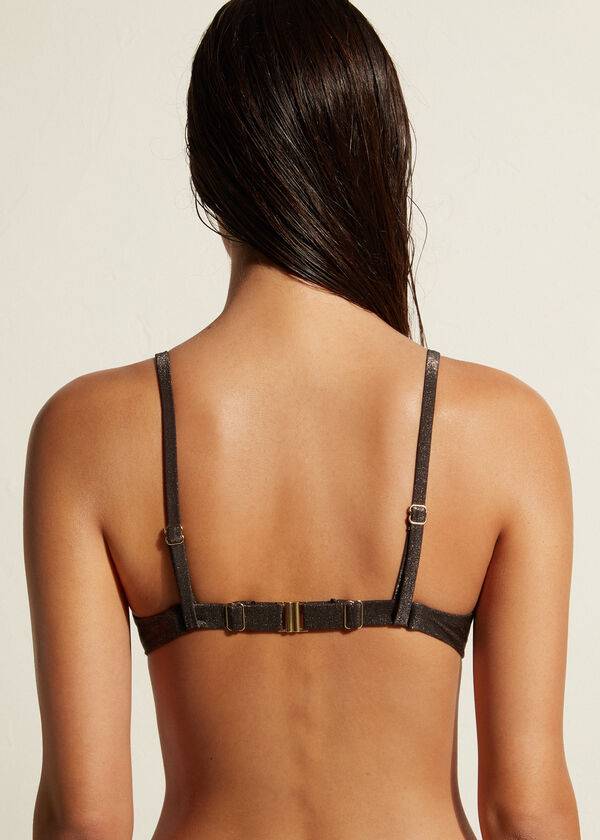 calzedonia push up hollywood bikini top donna nero