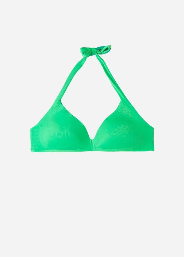 top bikini da donna verde calzedonia soft padded triangle indonesia