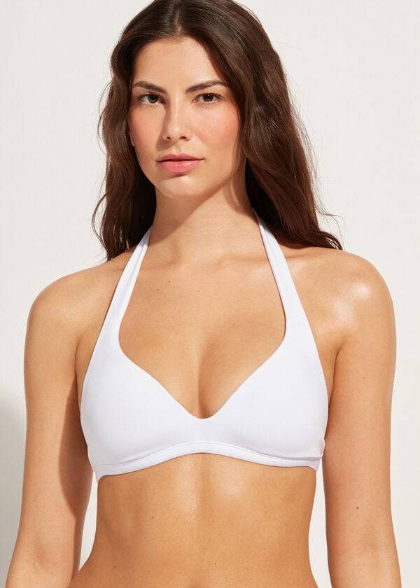 top bikini a triangolo imbottito morbido da donna calzedonia indonesia
