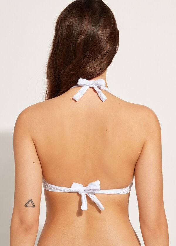 top bikini a triangolo imbottito morbido da donna calzedonia indonesia