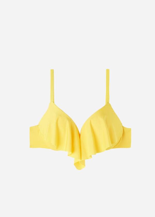 top bikini da donna eco rosa calzedonia super padded push up indonesia yellow