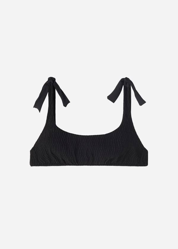 top bikini da donna calzedonia tank mykonos nero
