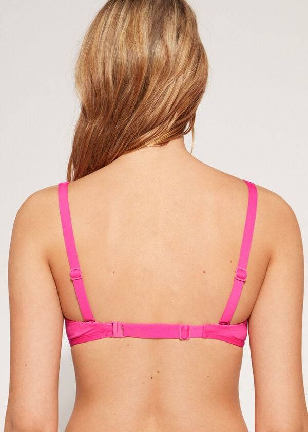 top bikini calzedonia rosa da donna stile indonesia eco rosa