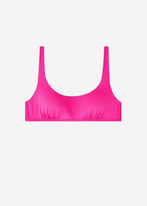 top bikini calzedonia rosa da donna stile indonesia eco rosa