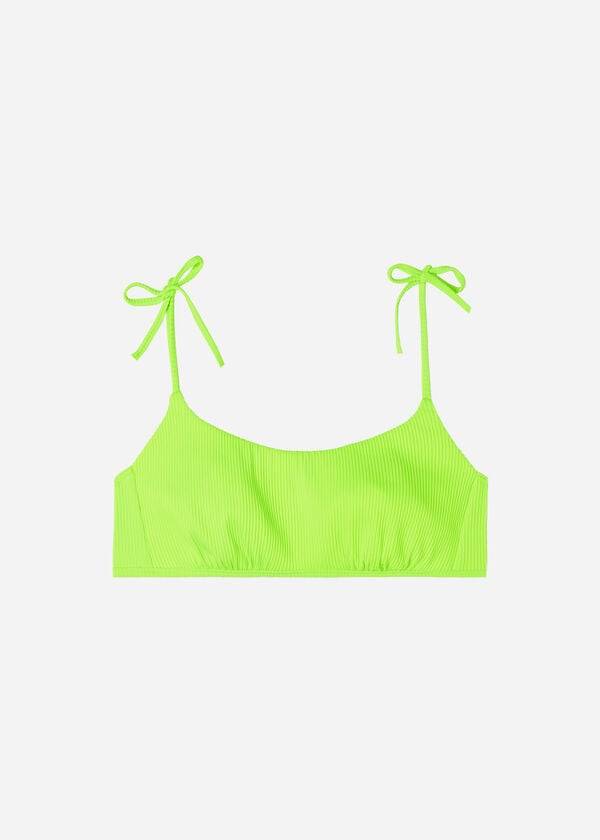 top bikini da donna calzedonia new york modello tank verde