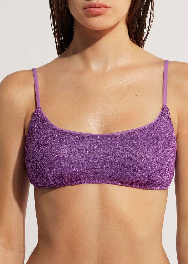 top bikini las vegas stile canotta da donna calzedonia viola