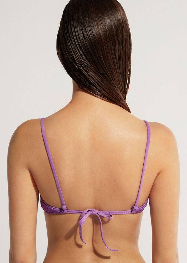 top bikini las vegas stile canotta da donna calzedonia viola