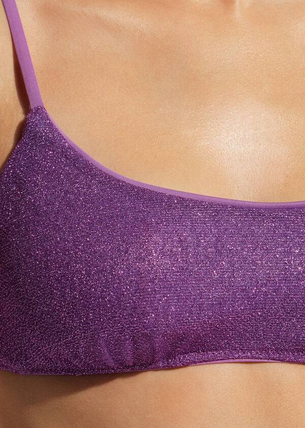 top bikini las vegas stile canotta da donna calzedonia viola