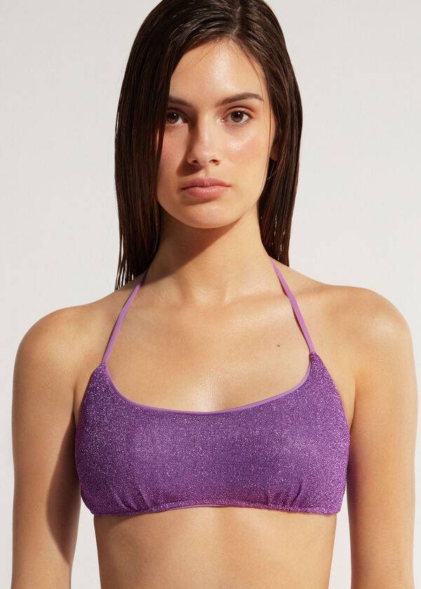 top bikini las vegas stile canotta da donna calzedonia viola
