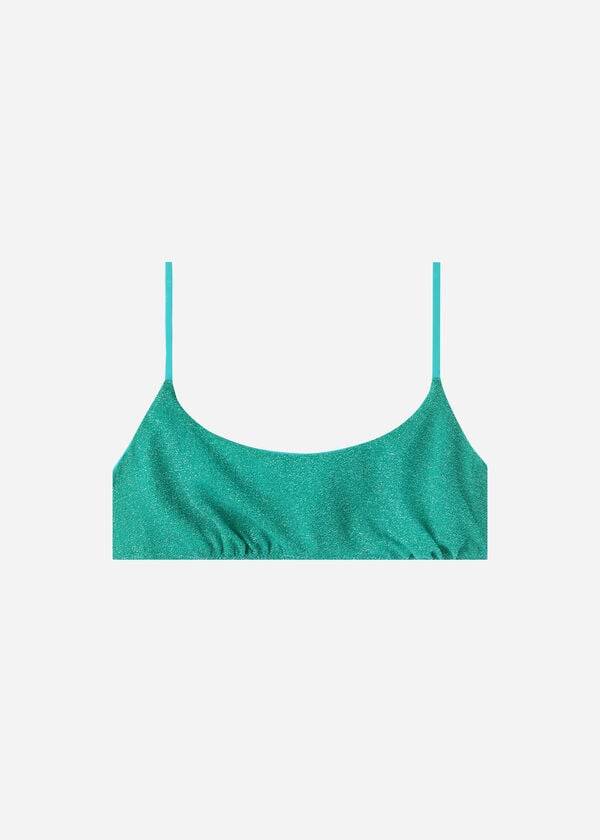 calzedonia tank-style las vegas bikini top da donna blu
