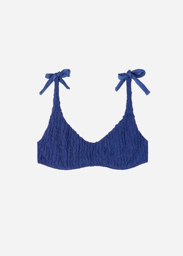 reggiseno bikini marrakech stile canotta da donna calzedonia blu navy