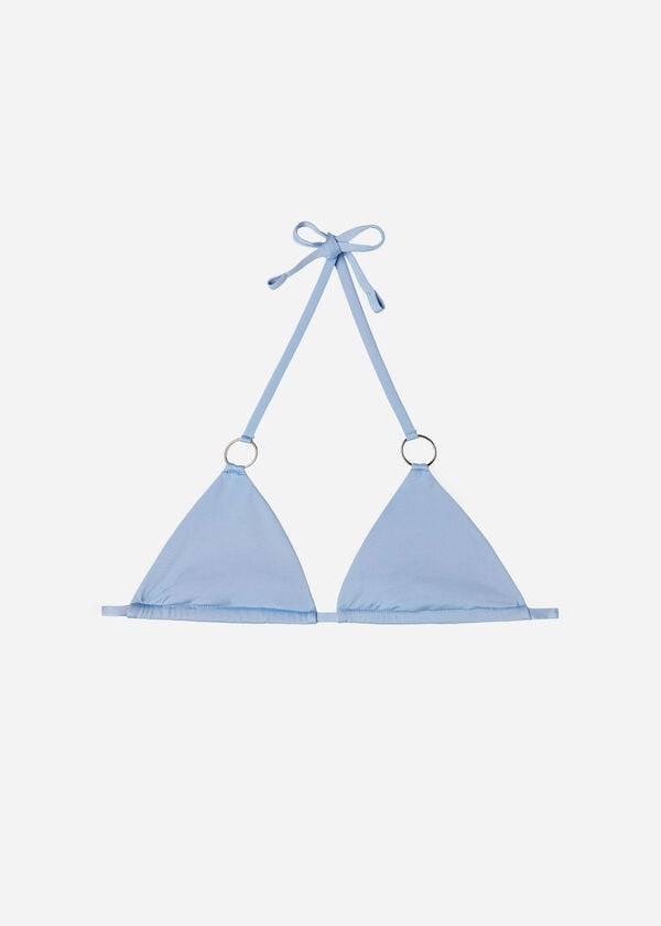calzedonia triangle string abu dhabi bikini top da donna blu