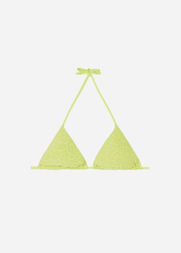 reggiseno bikini a triangolo bangkok calzedonia da donna verde
