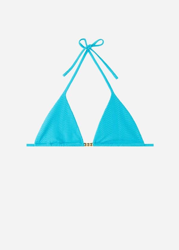 reggiseno bikini a triangolo casablanca da donna calzedonia turchese