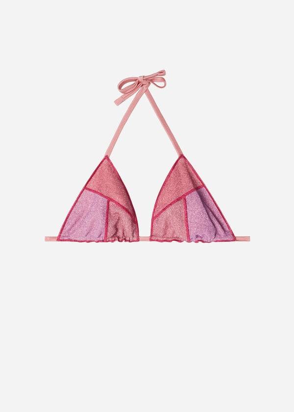 reggiseno bikini da donna lisbona triangle string rosa calzedonia