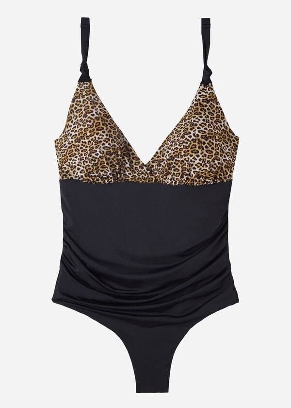 calzedonia costume intero malindi da donna nero