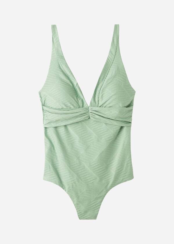 costume intero imbottito da donna calzedonia genova verde